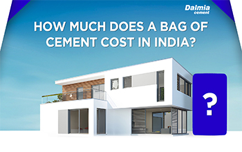 How much does a bag of cement cost in India